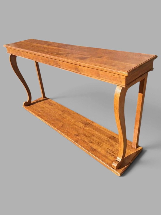Bellissimo tavolino alto, cassettiera, dim. 170x40cm e 95cm di altezza., Console, Legno, Marrone (foto 4 di 5)