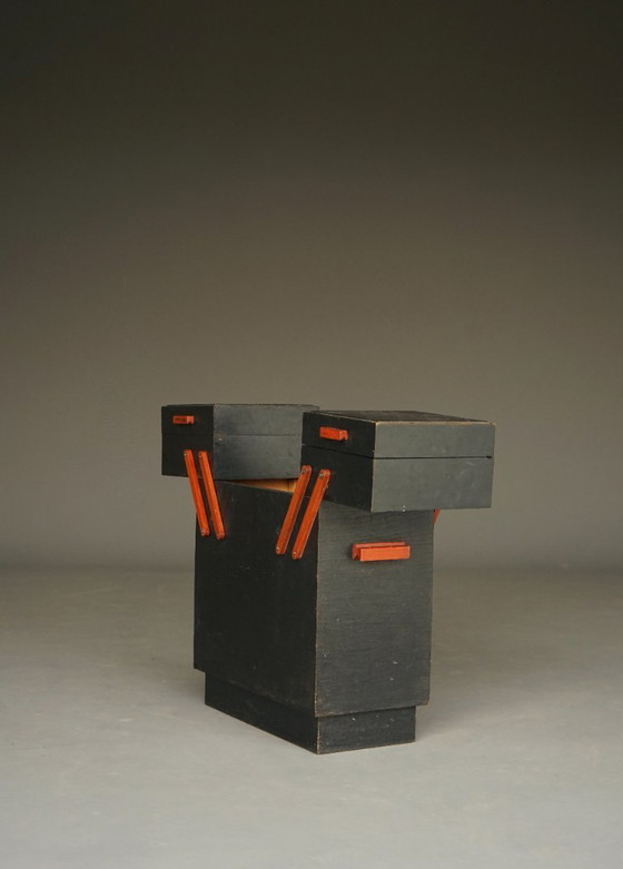 Image 1 of Nähkästchen im Art-déco-Stil der 1930er Jahre