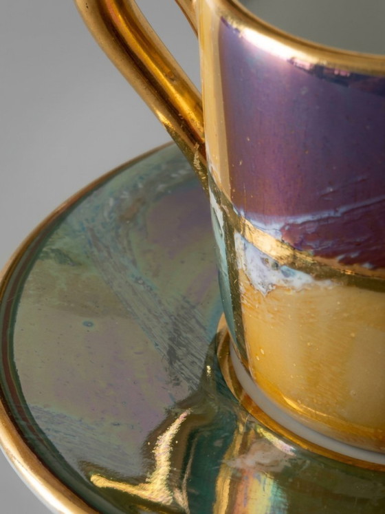 Juego de Soliflore y Taza de Porcelana de Limoges – Pintado a Mano – Loza, Porcelain (photo 5 of 10)