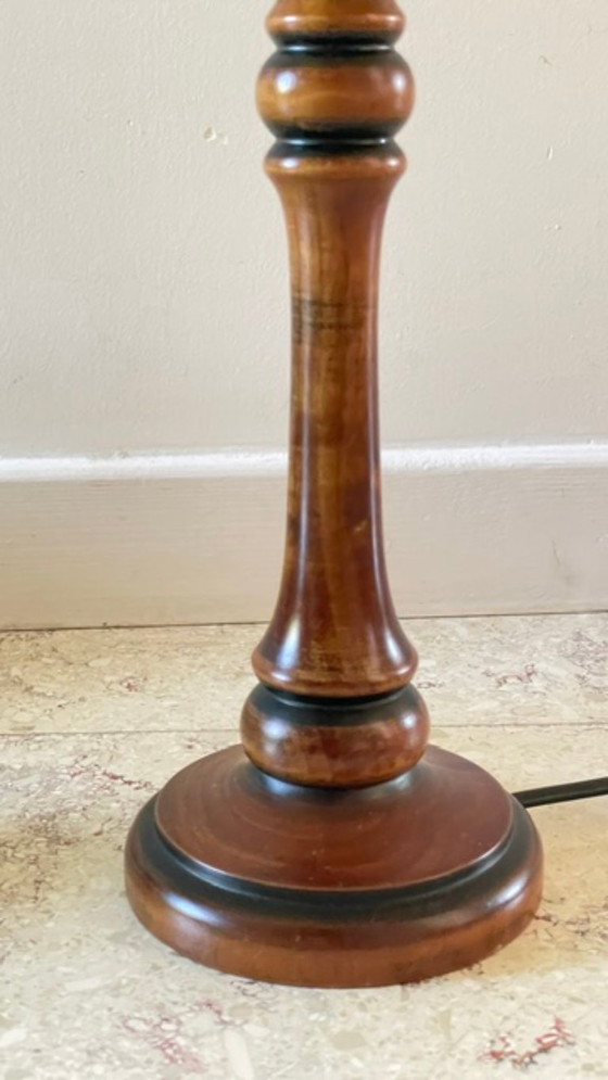Lampada a Candeliere Effetto Noce Vintage – LUMILIGHT, Lampade da tavolo, Polyester (photo 5 of 17)