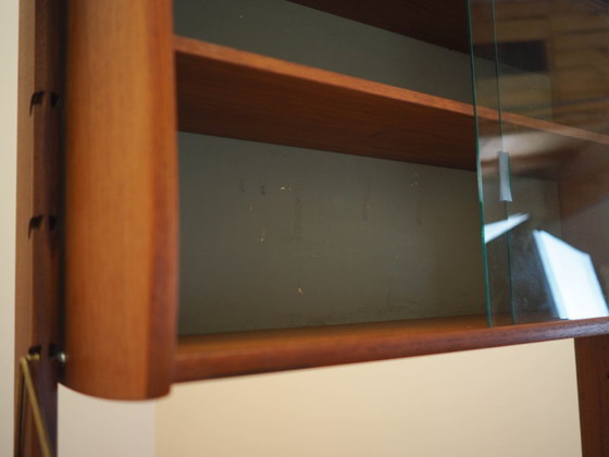 Image 1 of Teakhouten modulaire stellingkast, Noors ontwerp, jaren 60, vervaardigd door Blindheim Mobelfabrikk, ontworpen door John Texmon 