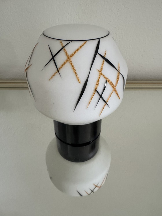 Image 1 of Bakelieten opaline lamp uit de jaren 60