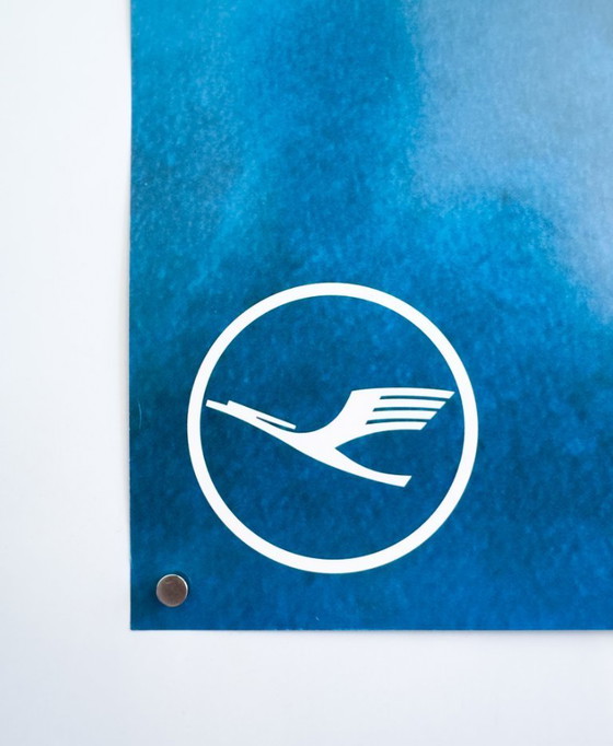 Image 1 of 🌴 Lufthansa Bahamas – env. Années 1970 – Affiche A1 vintage originale | Otl Aicher | 84,1 × 59,4 cm