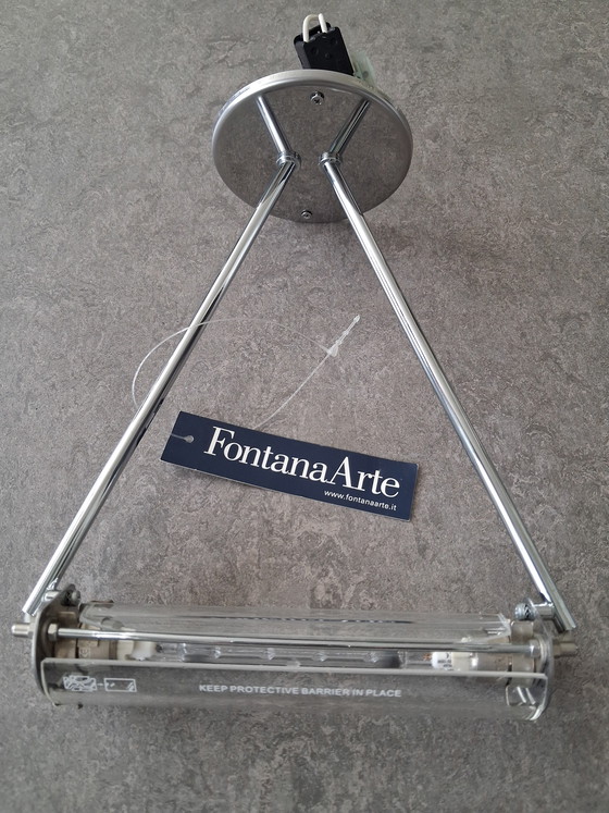 Image 1 of Scintilla AT1S chrome ceiling lamp.