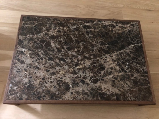 Image 1 of Marble Dark Emperador coffee table