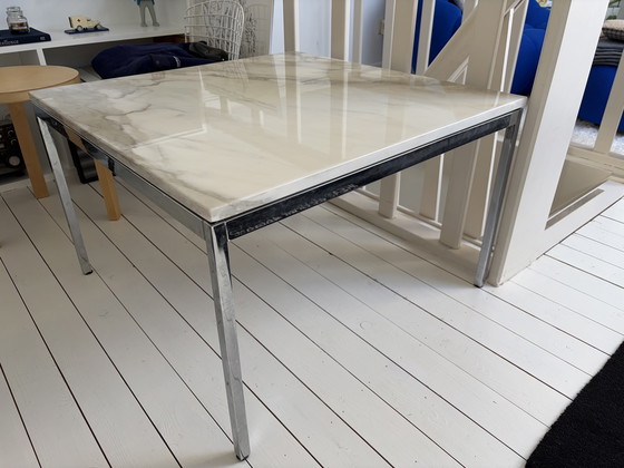 Image 1 of Florence knoll coffeetable/ sidetable (Calacatta Marble)