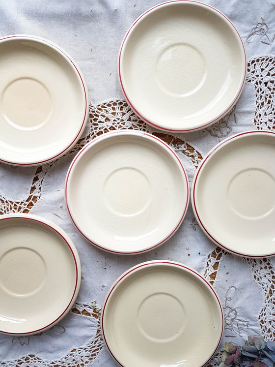 Image 1 of Vintage aardewerk 5 persoons koffie servies