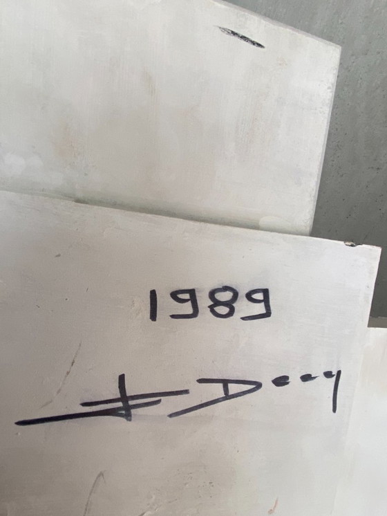 Image 1 of Scultura murale di François Decq, composizione astratta, 89