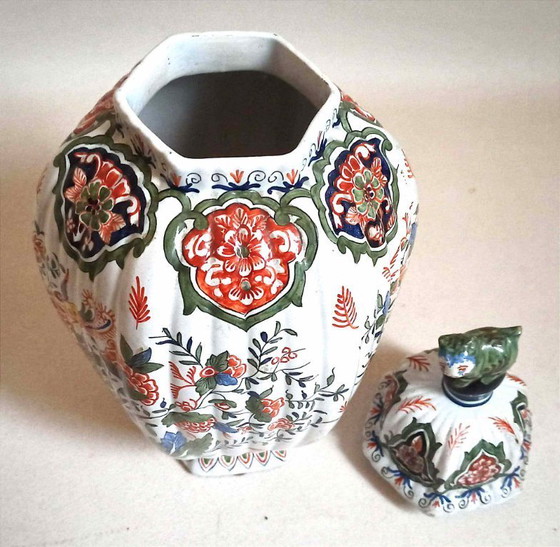 Image 1 of Potiche in terracotta Desvres, altezza 40 cm