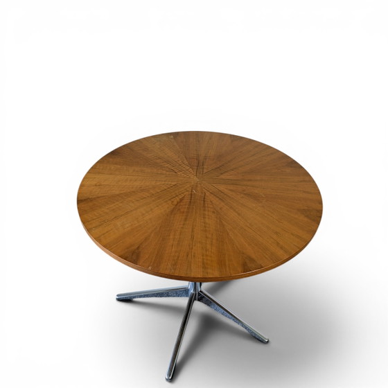 Image 1 of Vintage design round wooden coffee table