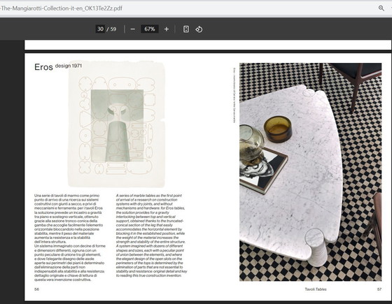 Image 1 of Mesa de comedor Eros – Angelo Mangiarotti para Skipper, 1971, Italia