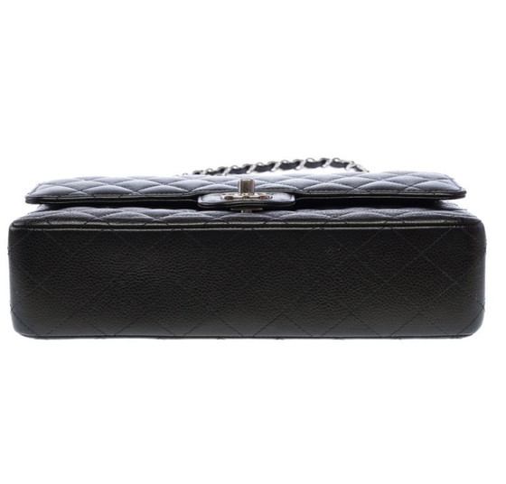 Image 1 of Borsa CHANEL Timeless/Classique en Cuir Noir - 103459