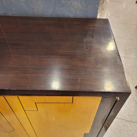 Image 1 of Meuble bar Art déco, palissandre et citronnier, années 1940 – France