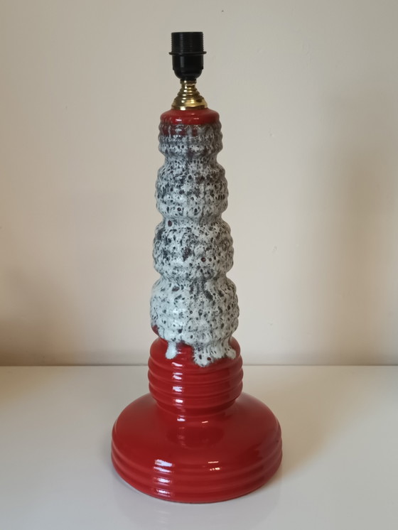 Image 1 of Fette Lava-Keramik-Lampe