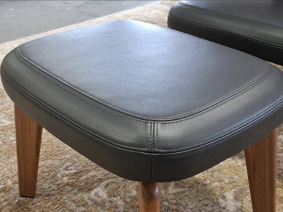 Image 1 of Designer armchair with footstool – Classicon Munich Classic