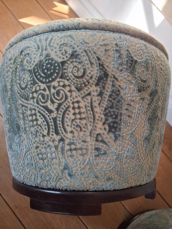 Image 1 of 2 pieces pouf/sofa/art-deco/mid-century/Japanese