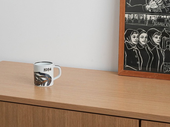 Image 1 of Tazza in porcellana, design danese, 1984, designer: Mogens Andersen, produzione: Royal Copenhagen