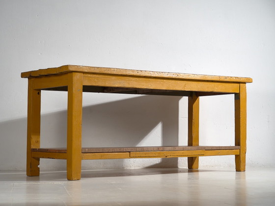Antique long table with lower tray (c.1920) #17 – Dining tables, Rustic (photo 16 of 40)