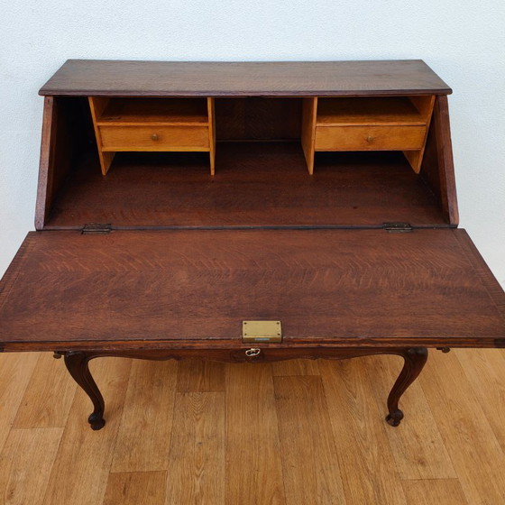 Image 1 of Vintage Louis XV secretary chest of drawers country office desk