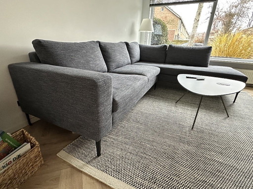 Canapé d'angle bleu Hofstede Raanhuis Basso, comme neuf