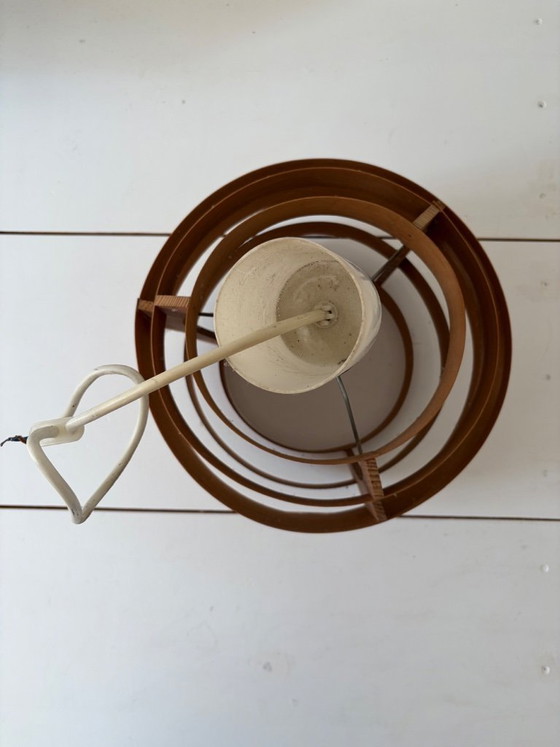 Image 1 of Translandia DK – Pine Veneer Pendant Lamp, Denmark 1960s/70s