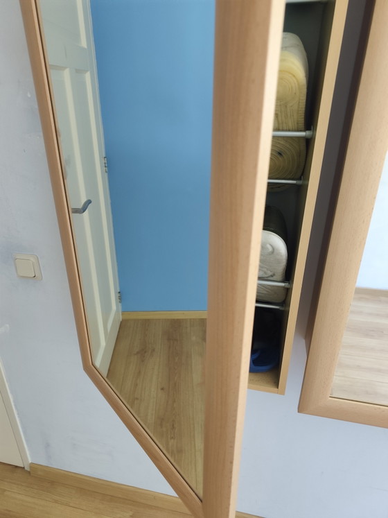 Image 1 of 3 meubles à chaussures avec portes miroir