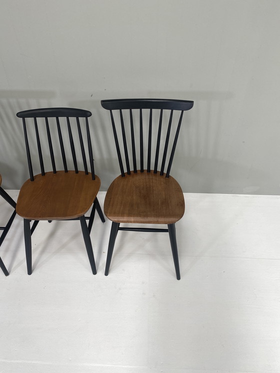 Image 1 of 4x Tapiovaara Eetkamerstoelen