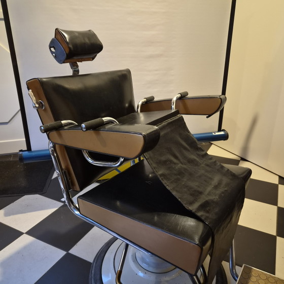 Belmont kappersstoel jaren 1950 – Fauteuils, Metal, Rubber (photo 2 of 15)