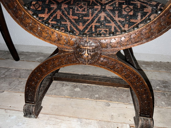 Poltrona antica Mechelen – Poltrone, Textile, Wood (photo 5 of 9)