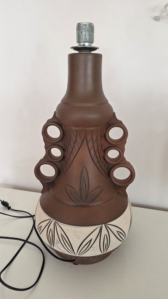 Image 1 of Vintage Skandesco LTD ceramic lamp – West Germany 60s/70s Mid Century