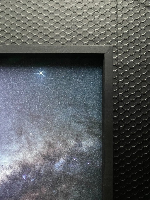 Giove e Via Lattea, foto incorniciata 20x30cm