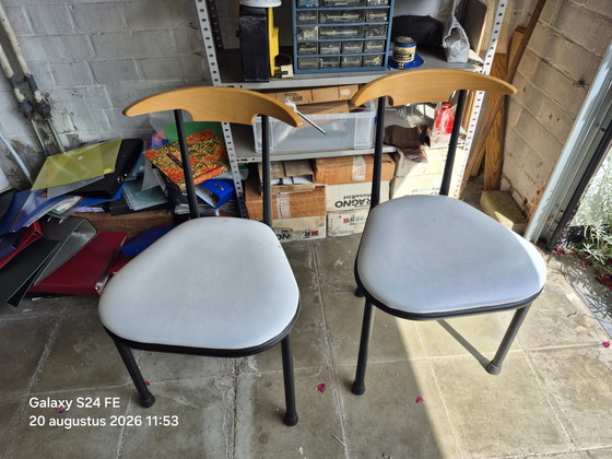 Vintage Table – Eettafels, Metal, Wood (photo 5 of 7)