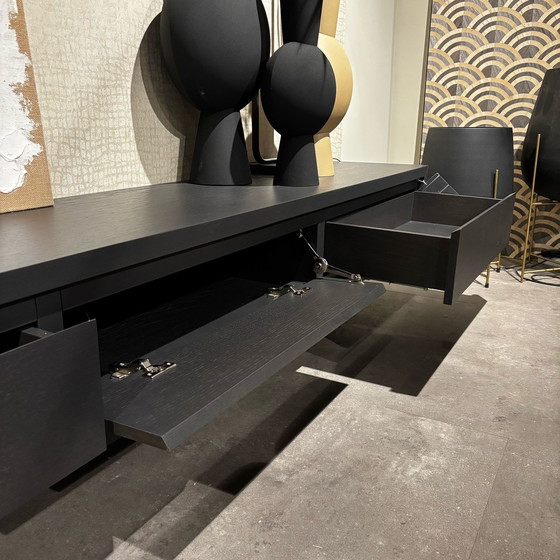 Image 1 of BKS Furniture Canyon TV cabinet with bookshelf