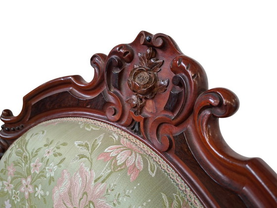 Image 1 of Paire de fauteuils d'époque à dossier ballon – Style néo-rococo (XIXe siècle)