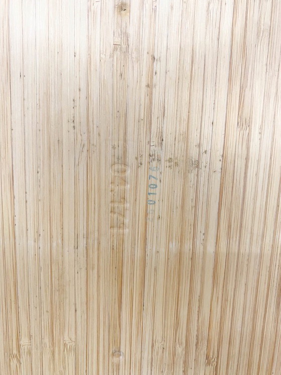 Image 1 of Bamboo Dining Set Table and Chairs by Henrik Tjaerby for Artek Studio, Set of 5