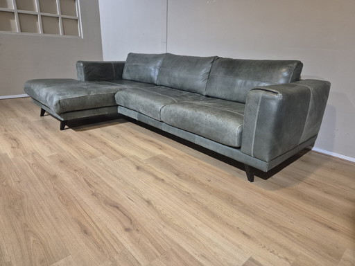 Henders and Hazel Praia - Corner sofa - Green - Leather - Design