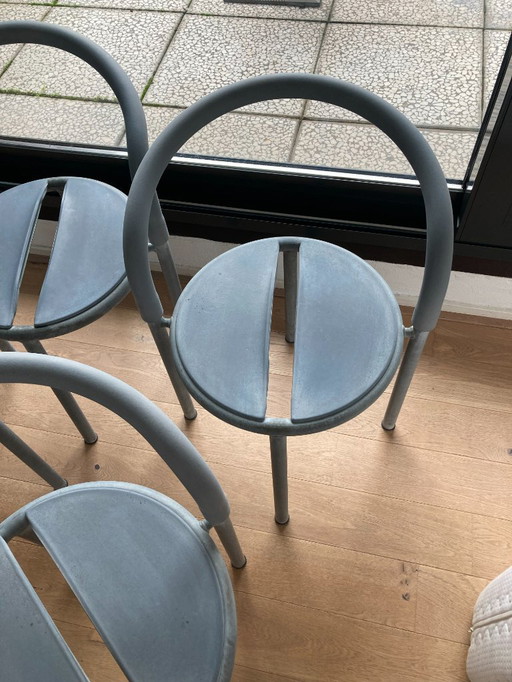 4 sillas de café Pelikan, Fritz Hansen 