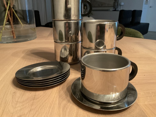 Casalinghi Tazas Jumbo para Capuchino 6 x – tafelwaar, Metal, Plastic (photo 2 of 5)