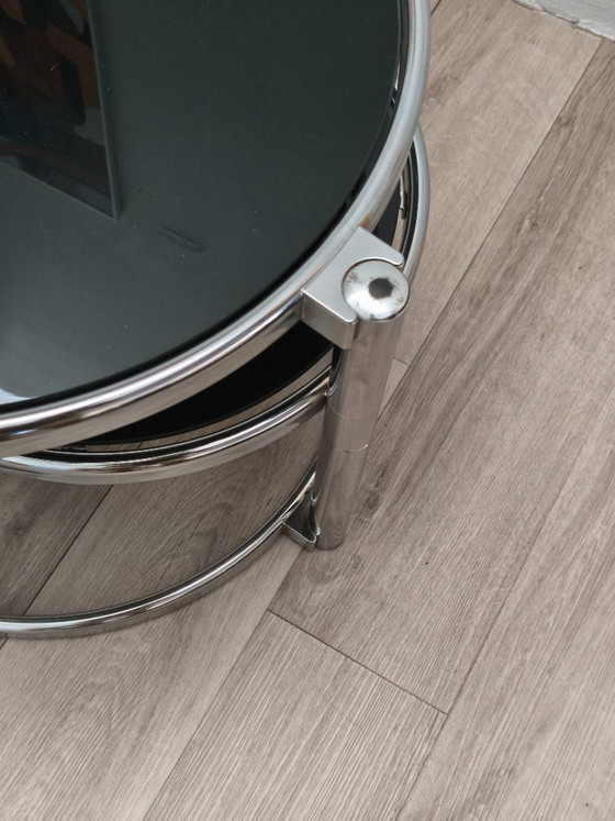 Table D'Appoint Plateaux Pivotants Leitmotiv 1970s – Tables basses, Metal (photo 6 of 7)