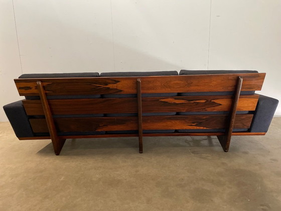 3 SEAT SOFA BY GEORG THAMS FOR AS VEJEN POLSTERMØBELFABRIK, 1960S, 3-5 seaters, Wood, Textile, Grey (photo 9 of 12)