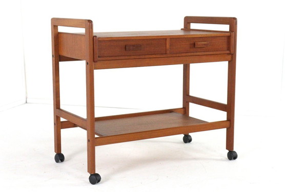 Image 1 of Danish trolley with two drawers 'Favrholt' vintage
