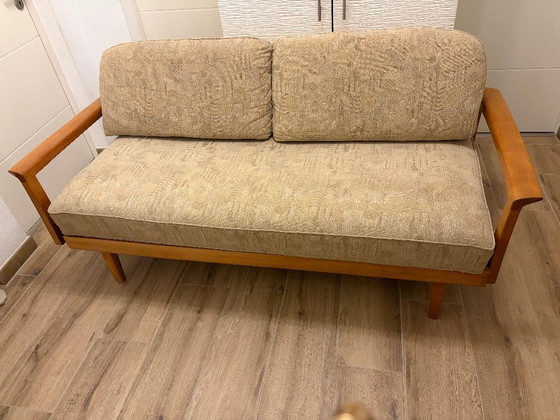 Wilhelm/ Walter Knoll, "Antimott" Daybed, Sofa, Original – 2 seaters, Wood (photo 16 of 16)