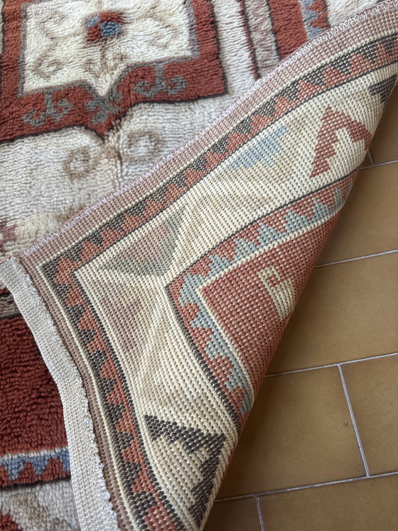 Image 1 of Vintage Moroccan/Anatolian style pure virgin wool rug 85x150 cm