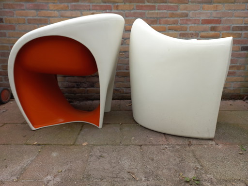 2 chairs driade Prince Buster and Tokyo Pop armchair,