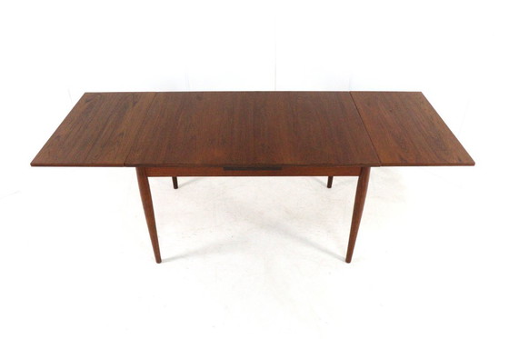 Image 1 of Lübke extendable rectangular dining table vintage