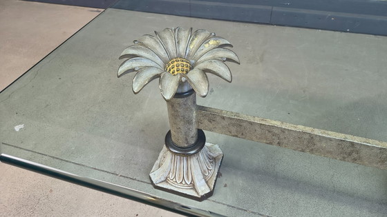 Image 1 of Vintage cast iron flower coffee table, 1960s
