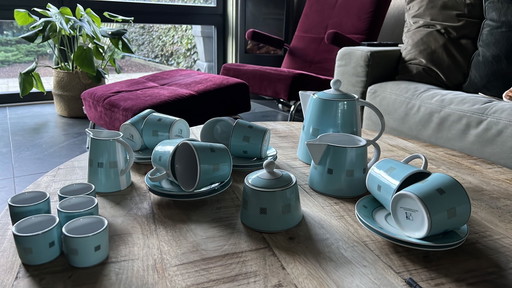 Juego de café y té vintage L Dake En Zn Amsterdam