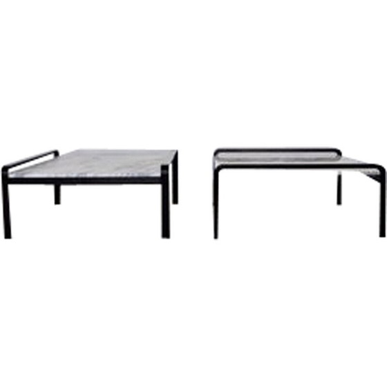 Image 1 of Pair of vintage coffee tables by Tito Agnoli for Matteo Grassi, Italy