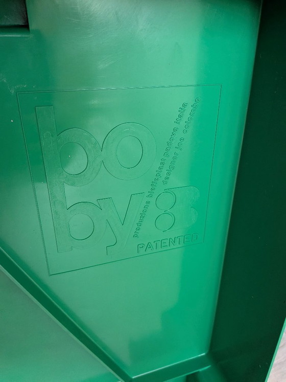 Image 1 of Chariot Boby vert vintage conçu par Joe Colombo pour Bieffeplast, années 1970
