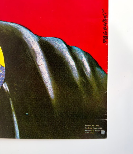 Image 1 of 🎪 Old Clown (Cyrk) – 1983 – Original B1 Poster by Andrzej Pągowski Polish School of Posters | 98 × 68 cm | Poland